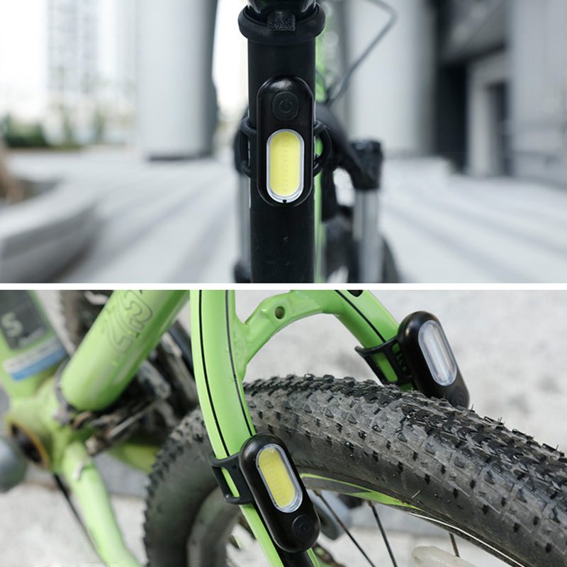 JMT-338186 USB Rechargeable Bicycle Night Riding Flashing Lights