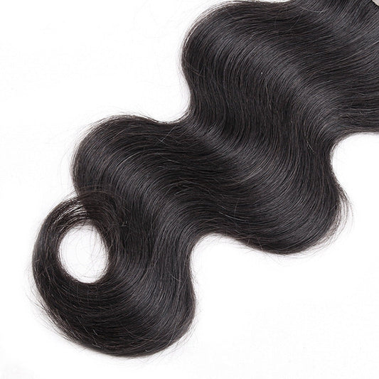 JMT-338506 Brazilian Human Hair Bundles with Closure for Natural Style and Versatility