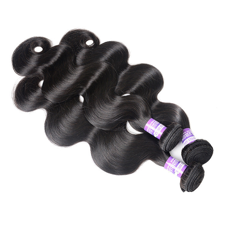 JMT-338506 Brazilian Human Hair Bundles with Closure for Natural Style and Versatility