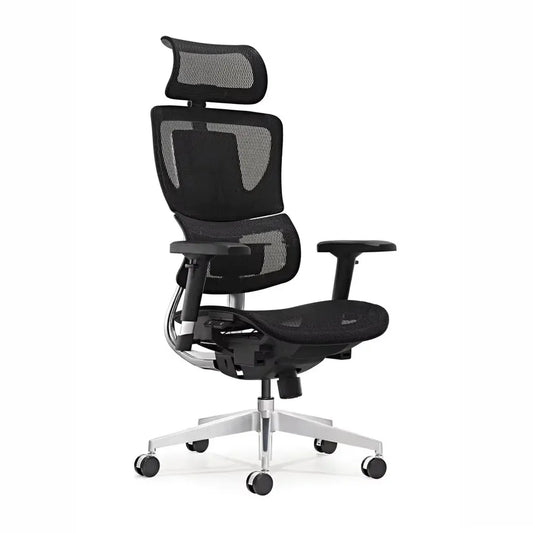 JMT-338890 Ergonomic High Back Reclining Leather Office Chair with Swivel Feature for Computer Desks