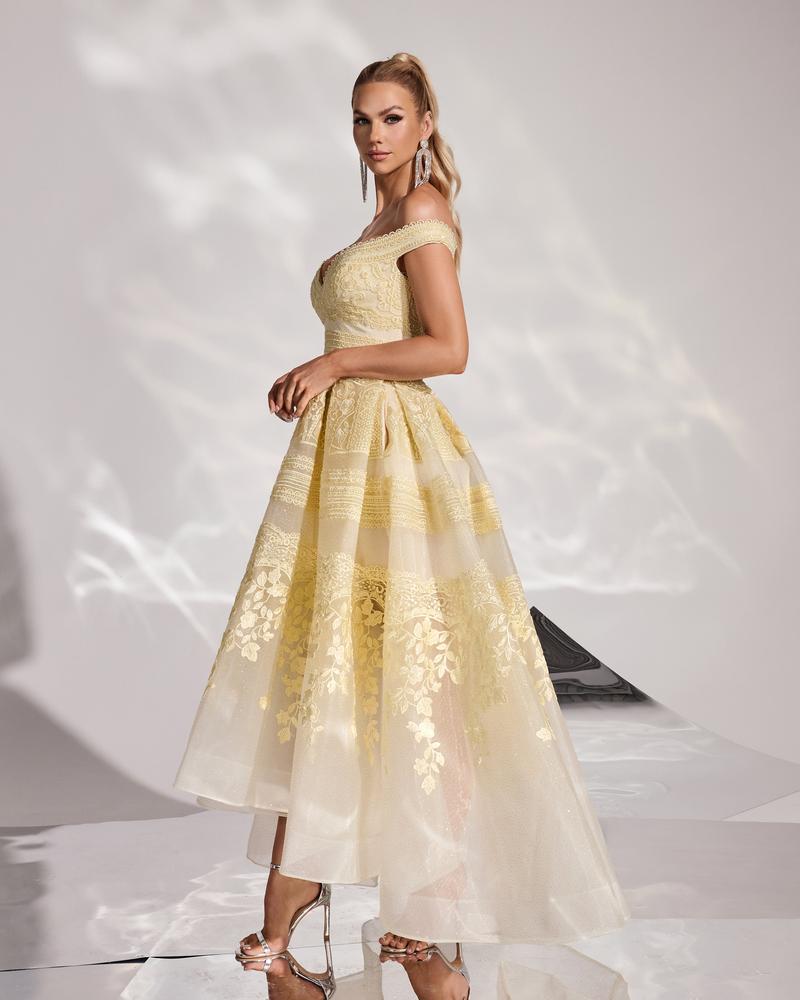 JMT-339210 Elegant Yellow Dress for Women - Stylish and Versatile Outfit