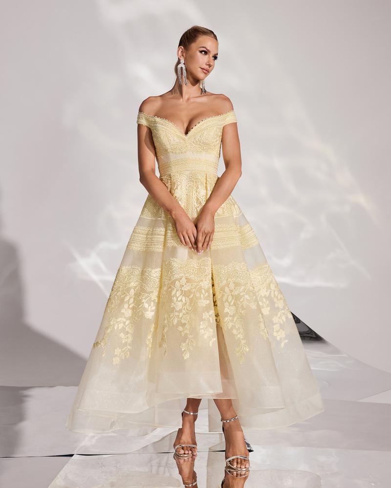 JMT-339210 Elegant Yellow Dress for Women - Stylish and Versatile Outfit