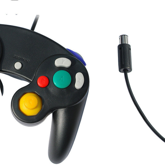 JMT-339594 Wired Gamepad for NGC and Wii - 1.5m Cable, ABS Material, Black