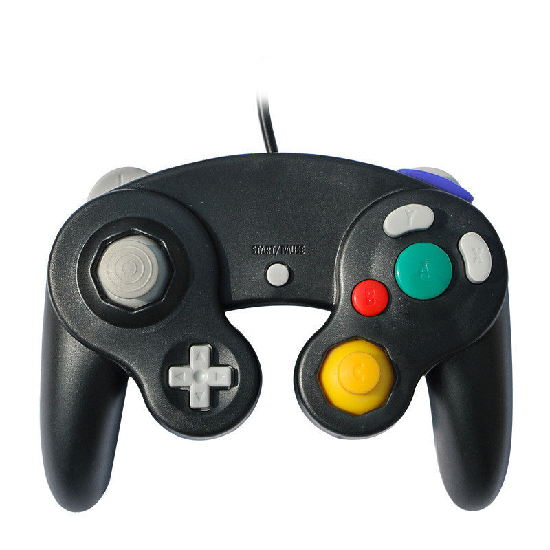 JMT-339594 Wired Gamepad for NGC and Wii - 1.5m Cable, ABS Material, Black