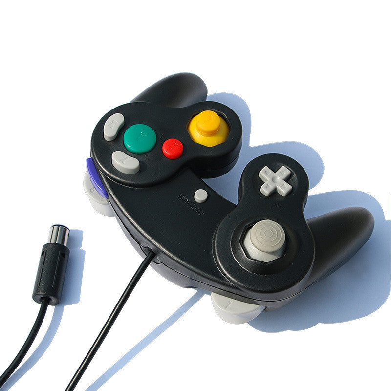 JMT-339594 Wired Gamepad for NGC and Wii - 1.5m Cable, ABS Material, Black
