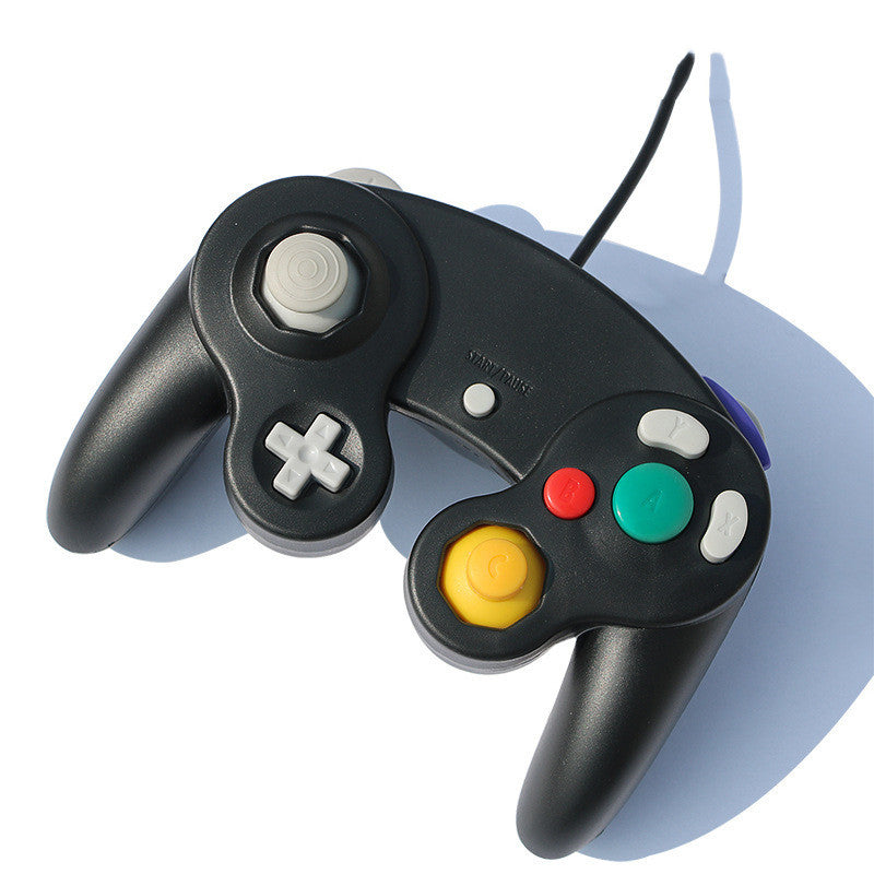 JMT-339594 Wired Gamepad for NGC and Wii - 1.5m Cable, ABS Material, Black