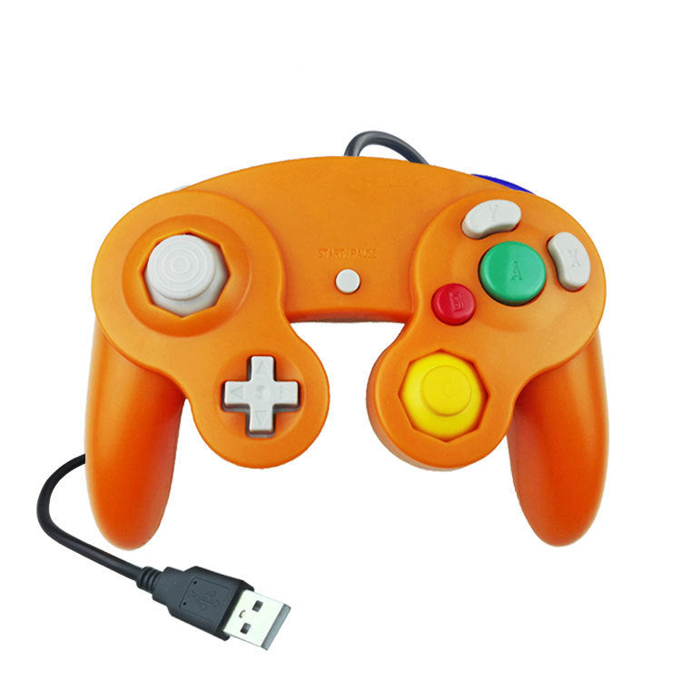 JMT-339594 Wired Gamepad for NGC and Wii - 1.5m Cable, ABS Material, Black