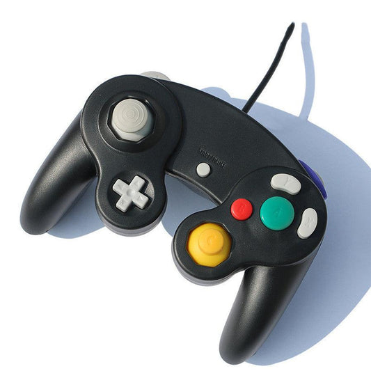JMT-339594 Wired Gamepad for NGC and Wii - 1.5m Cable, ABS Material, Black