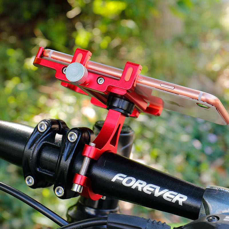 JMT-339978 Aluminum Alloy Bicycle Phone Holder Bracket for 60-100MM Width Devices