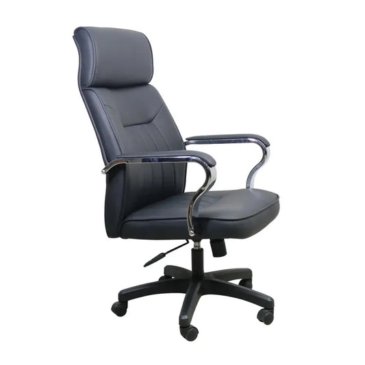 JMT-340042 Ergonomic Adjustable Leather Office Chair with Swivel Function and Modern Design