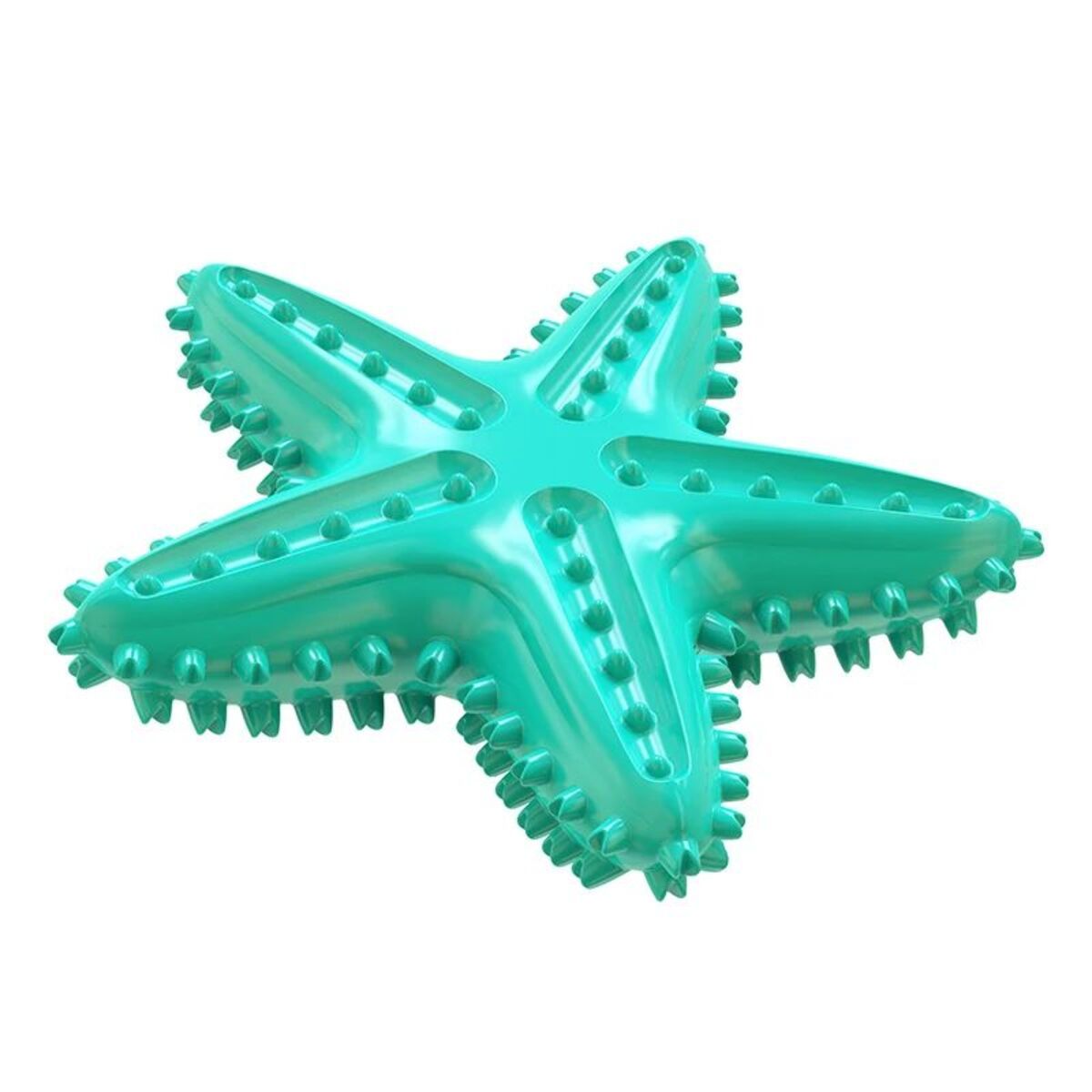 JMT-340106 Edible TPR Starfish Dog Toy for Large Dogs - Interactive Chew and Dental Care Squeaky Toy