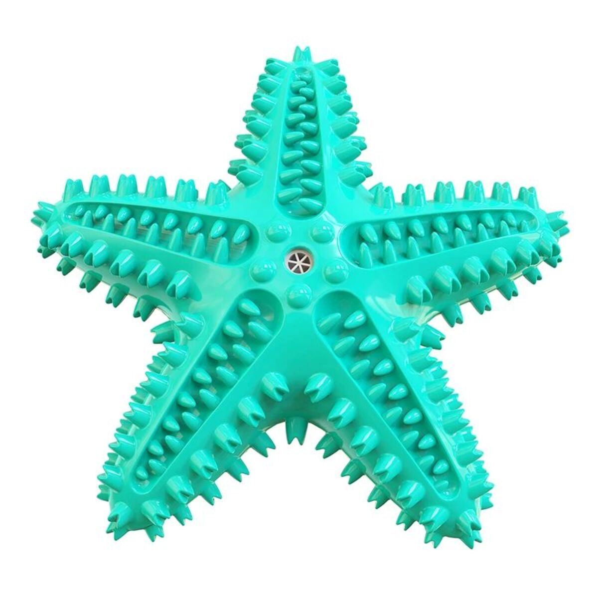 JMT-340106 Edible TPR Starfish Dog Toy for Large Dogs - Interactive Chew and Dental Care Squeaky Toy