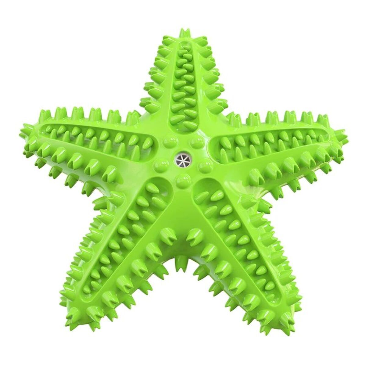 JMT-340106 Edible TPR Starfish Dog Toy for Large Dogs - Interactive Chew and Dental Care Squeaky Toy