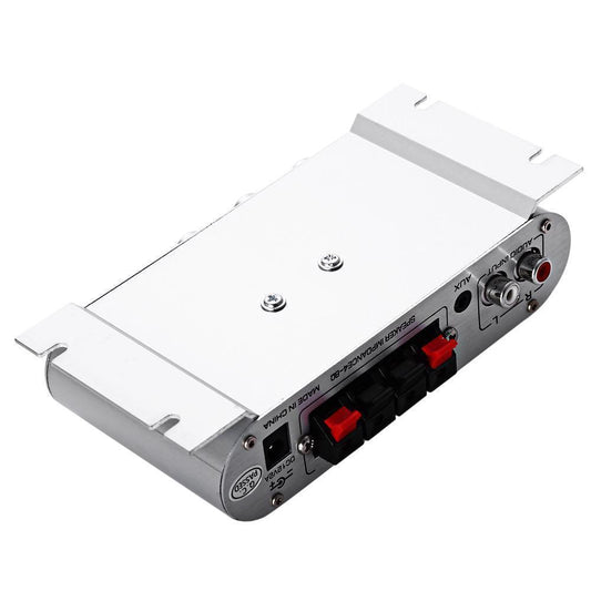 JMT-340298 15W Dual Channel HIFI Amplifier Woofer for Car & Boat - Model LP-808, RCA Connection, Aluminum Alloy