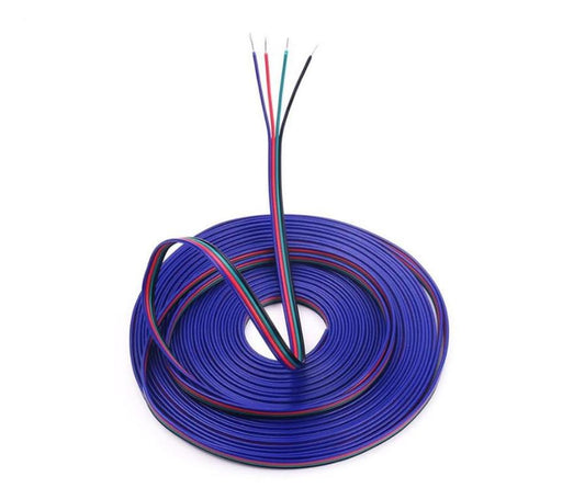 JMT-340298 RGB 22AWG 4-Pin LED Light Extension Cable - 100M Roll