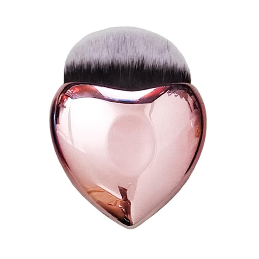JMT-340554 Heart-Shaped Makeup Foundation Brush for Blending and Blush Application