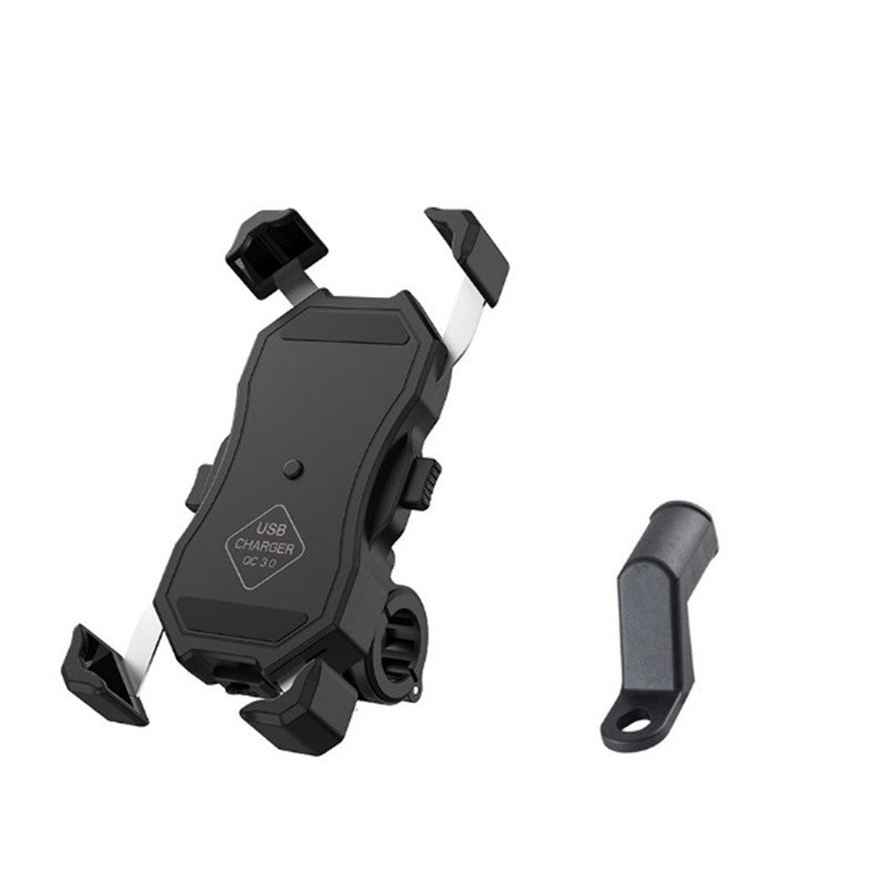 JMT-341130 Motorcycle Mobile Phone Navigation Bracket with Wireless Charging Capability for 3.5-6.5 Inch Devices