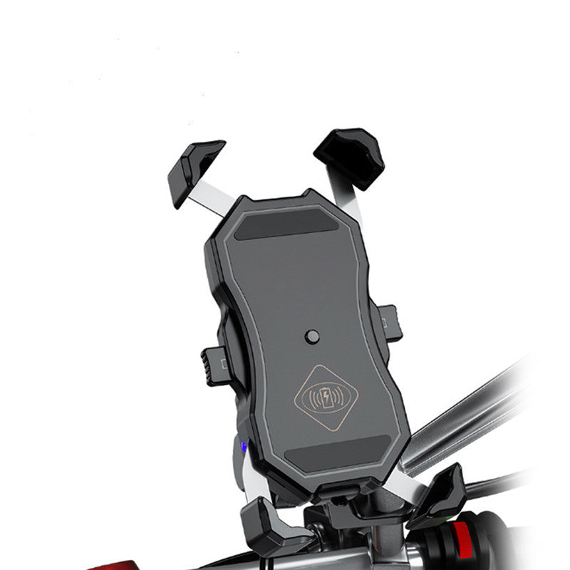 JMT-341130 Motorcycle Mobile Phone Navigation Bracket with Wireless Charging Capability for 3.5-6.5 Inch Devices