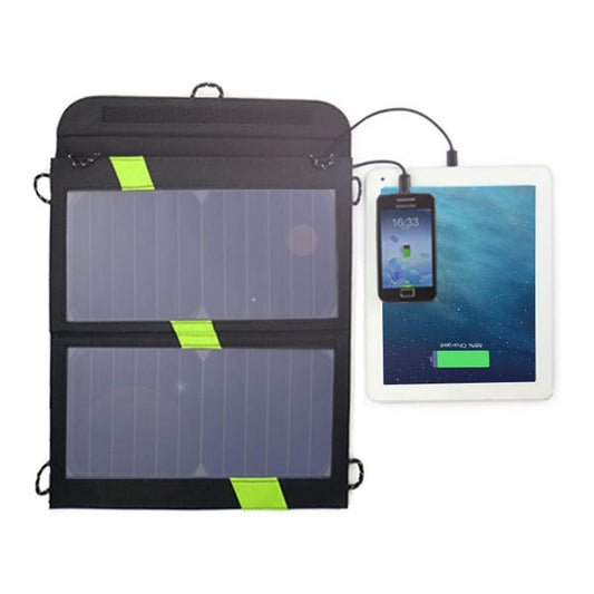 JMT-341770 Solar Powered Charger for Mobile Phones and Tablets - 5V14W and 5V20W Output, Oxford Cloth Design