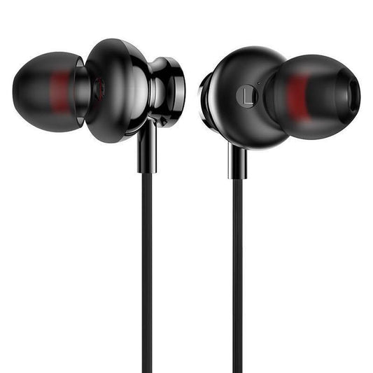 JMT-341770 Wired In-Ear Metal Headphones with 3.5mm Straight Plug Connector