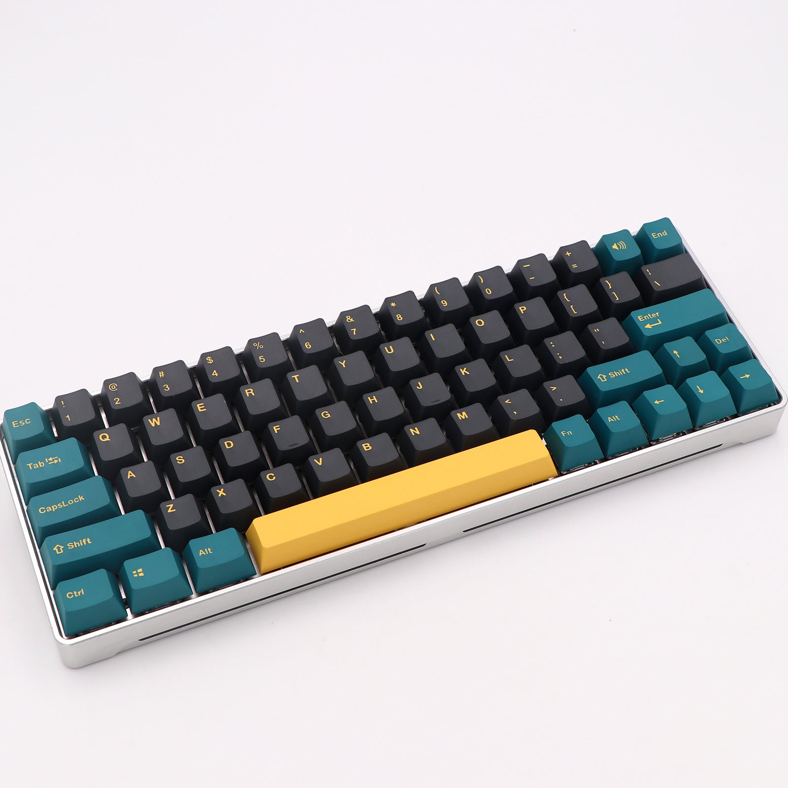 JMT-341898 Mars Green Two-Color PBT Mechanical Keyboard Keycap Set - 126 Keys for Various Configurations