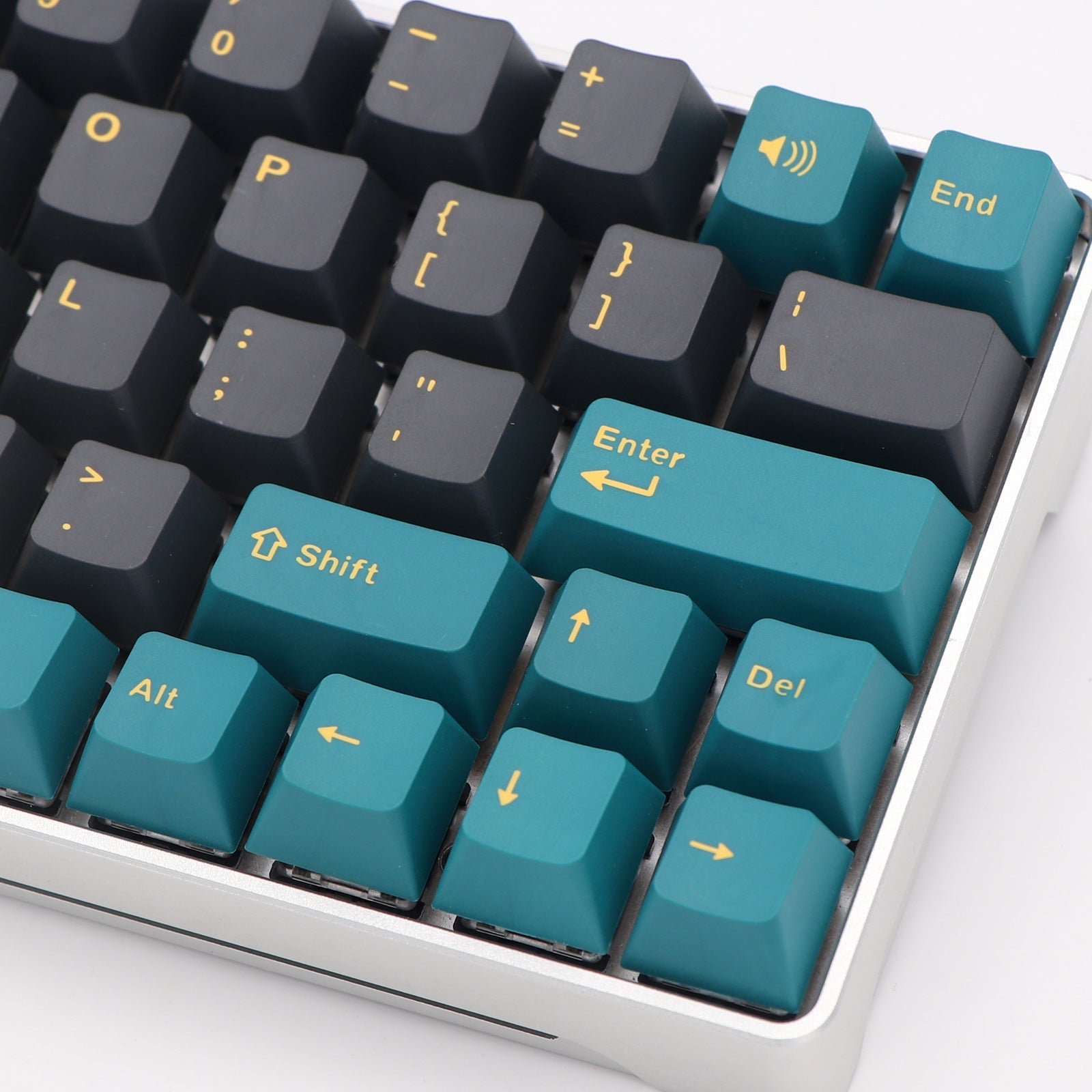 JMT-341898 Mars Green Two-Color PBT Mechanical Keyboard Keycap Set - 126 Keys for Various Configurations