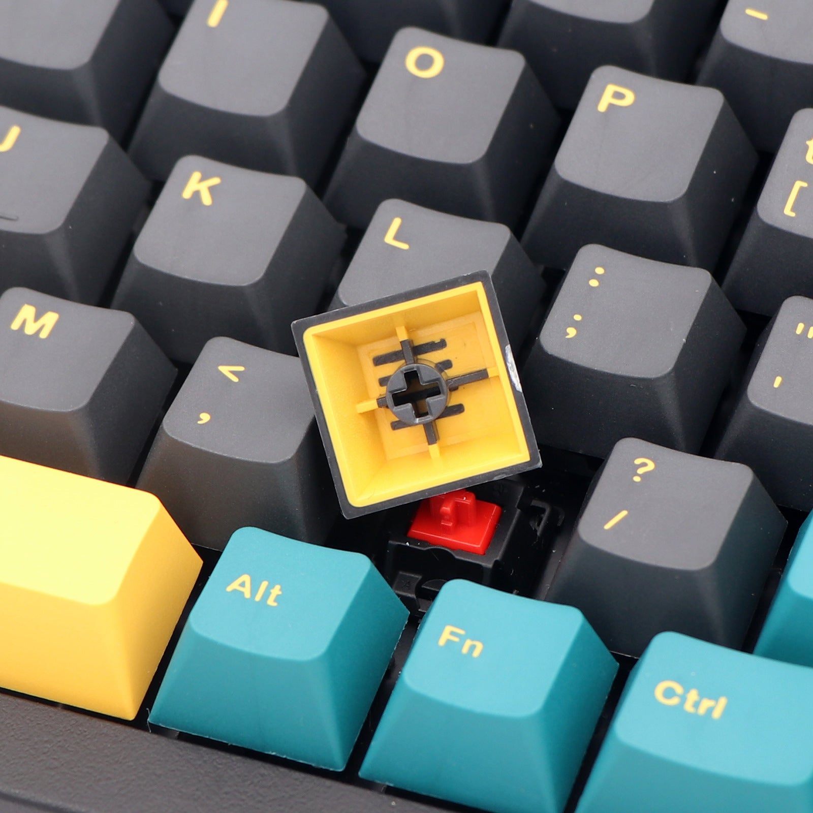 JMT-341898 Mars Green Two-Color PBT Mechanical Keyboard Keycap Set - 126 Keys for Various Configurations
