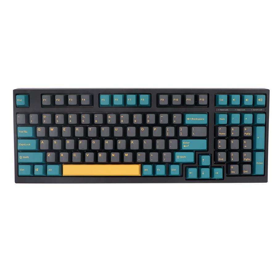 JMT-341898 Mars Green Two-Color PBT Mechanical Keyboard Keycap Set - 126 Keys for Various Configurations