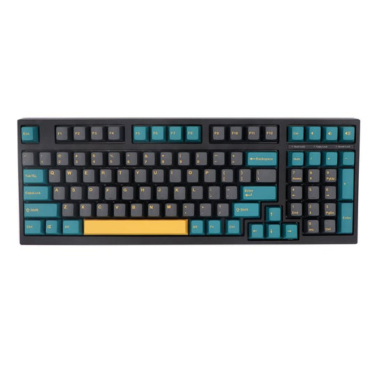 JMT-341898 Mars Green Two-Color PBT Mechanical Keyboard Keycap Set - 126 Keys for Various Configurations