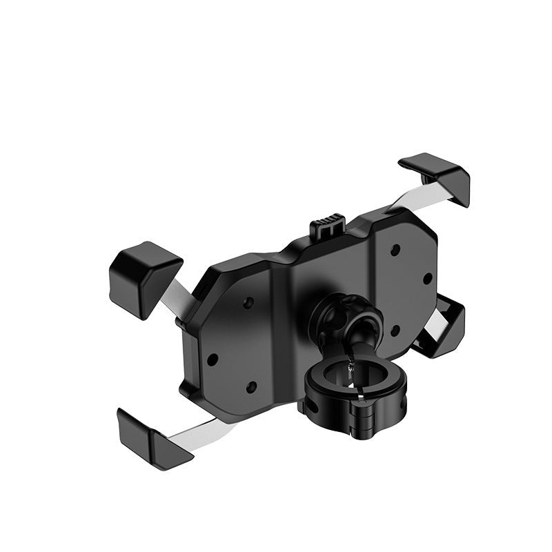 JMT-342282 Motorcycle Universal Phone Holder with USB Buckle and Wireless Charging Option