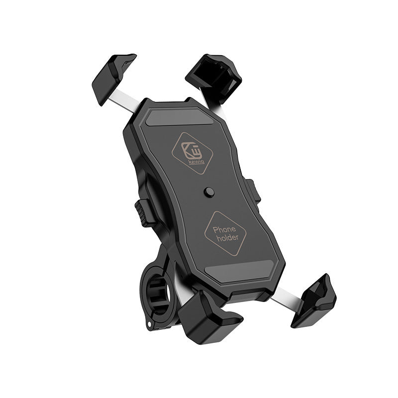 JMT-342282 Motorcycle Universal Phone Holder with USB Buckle and Wireless Charging Option