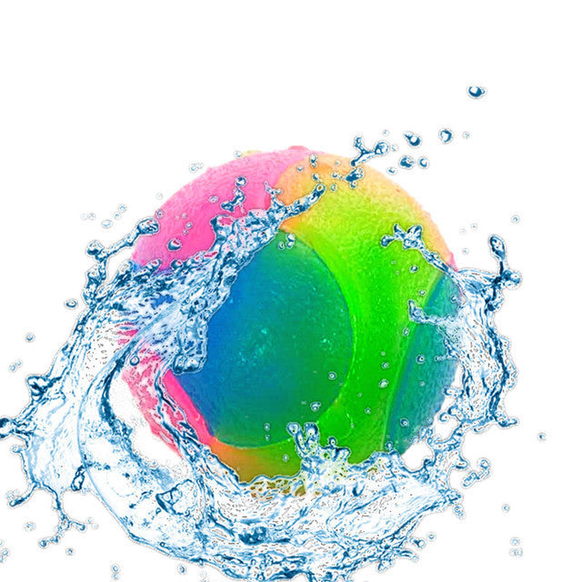 JMT-342730 Tricolor Luminous High Stretch Dog Toy Ball - Bite Toy for Pets and Kids