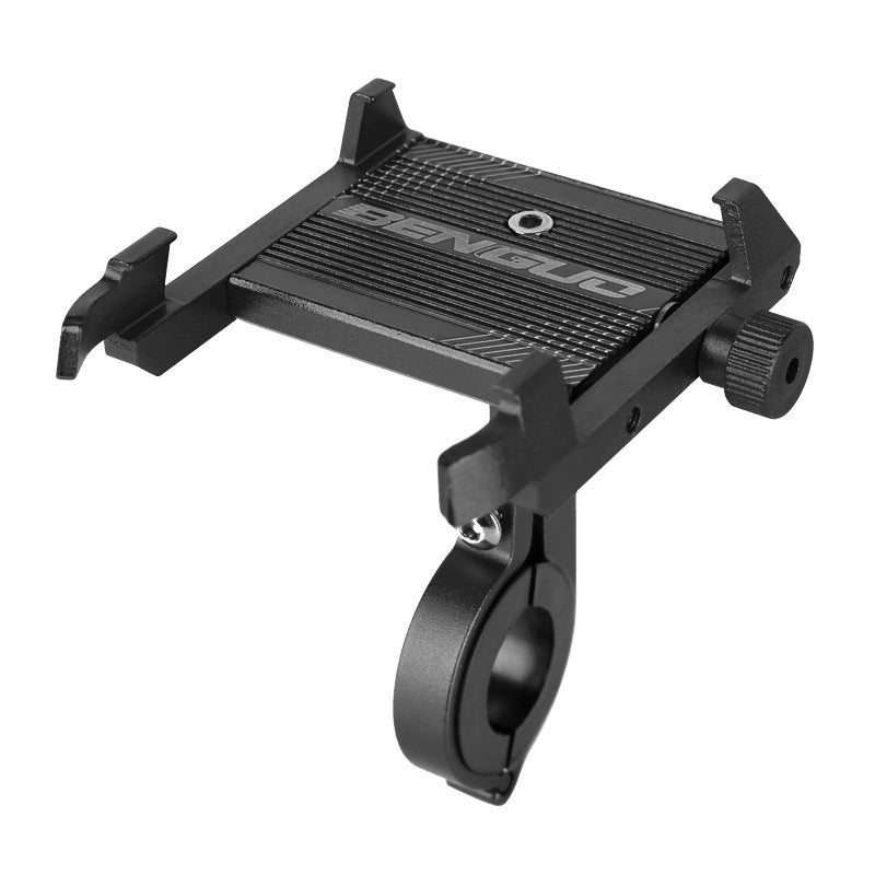 JMT-343114 Frosted Aluminum Alloy Bike Phone Holder for Secure Device Mounting