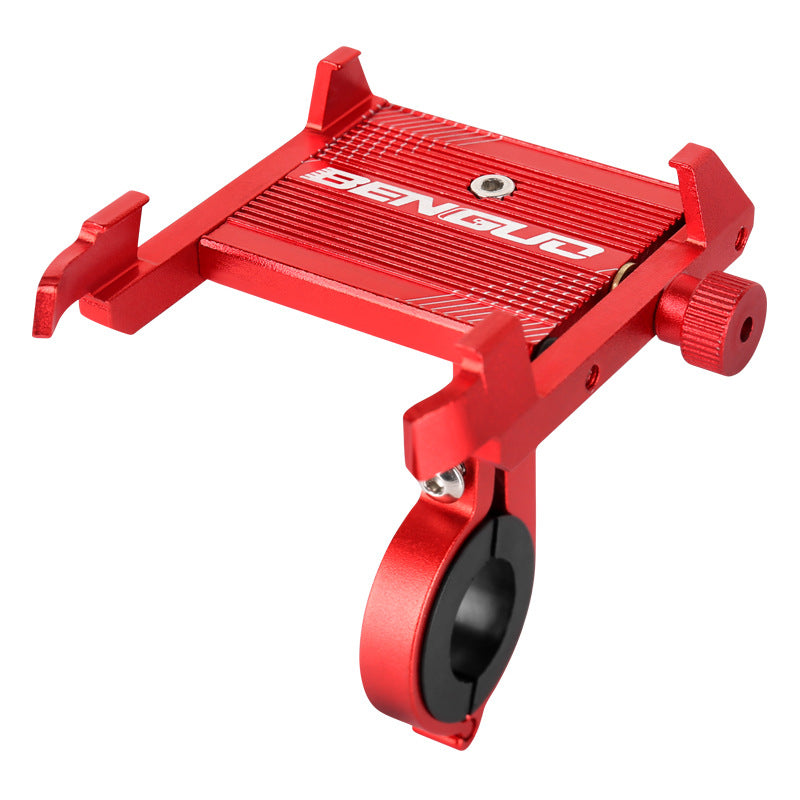 JMT-343114 Frosted Aluminum Alloy Bike Phone Holder for Secure Device Mounting