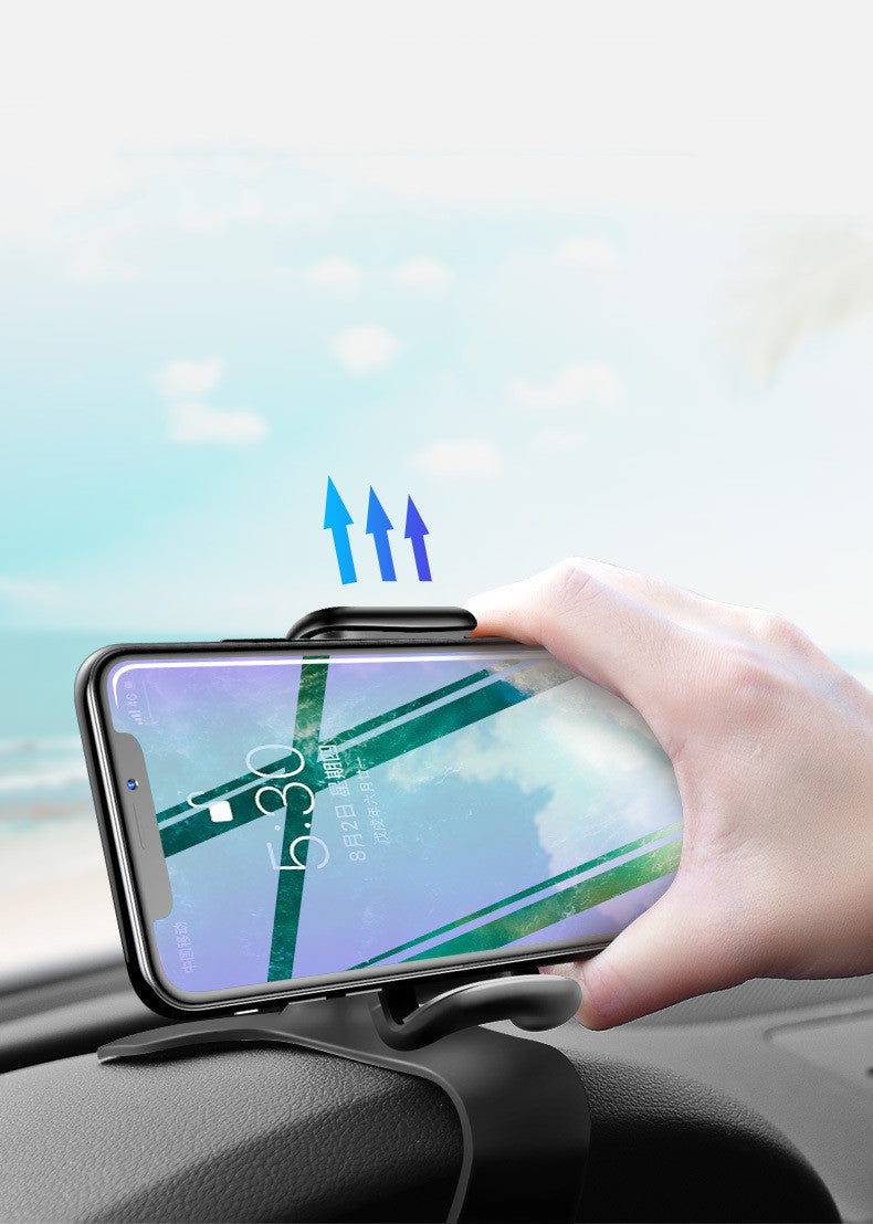 JMT-343434 K10 Vehicle Navigation Bracket for 4-6.5-Inch Smartphones, Secure Mounting Clip and Hand Clamp