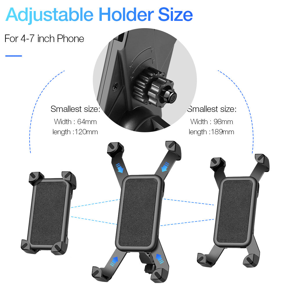 JMT-343498 Universal Bicycle Phone Holder for Secure Navigation and Easy Access