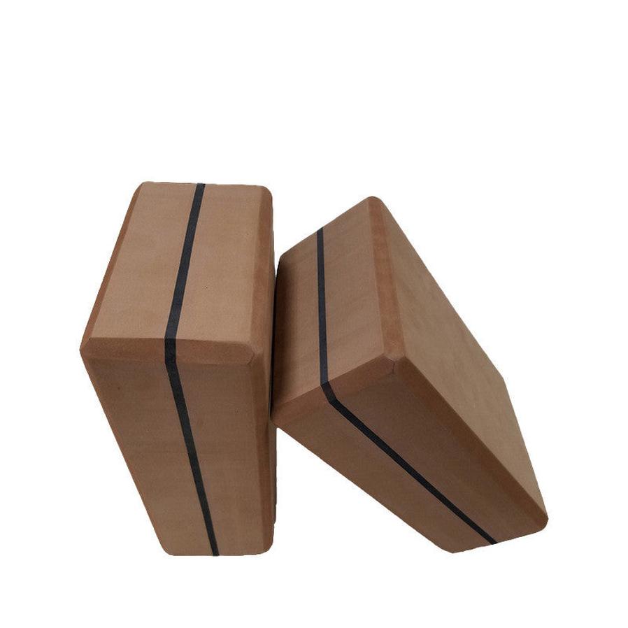 JMT-343626 Cork Yoga Brick for Enhanced Stability and Support in Your Practice
