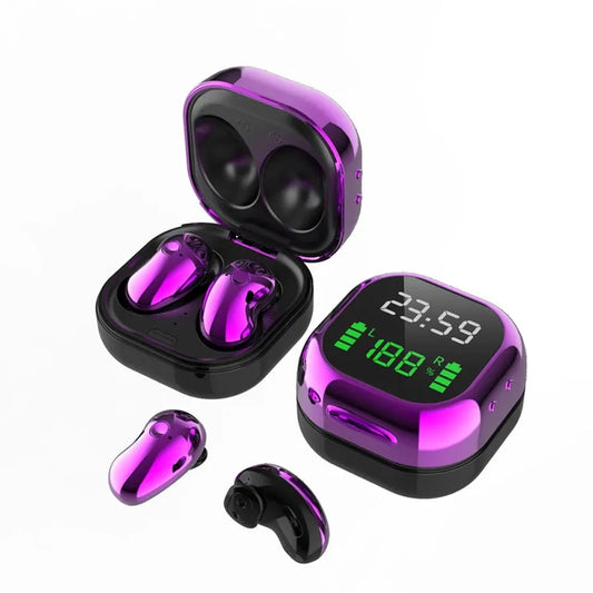 JMT-343754 Wireless Gaming Headset S6 Plus in Black, Purple, and Blue - TWS Earbuds with Enhanced Sound Quality