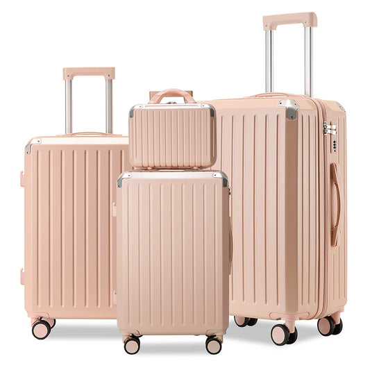 JMT-344458 Kids Travel Trolley Luggage Set – ABS Cabin Suitcase and Ride-On Travel Bag