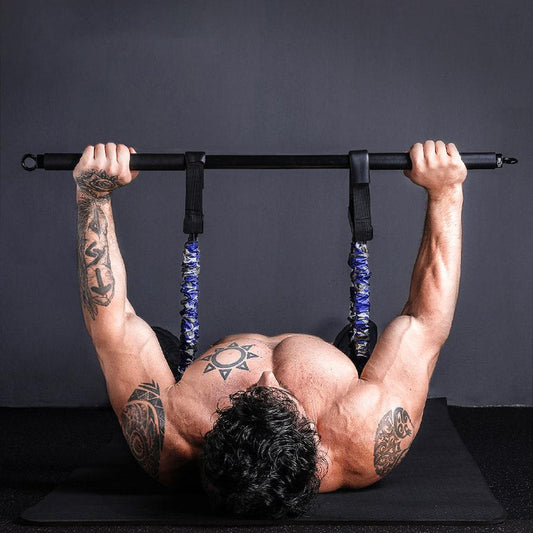 JMT-344778 Elastic Chest Expander with Bench Press Stretcher and Support Belt