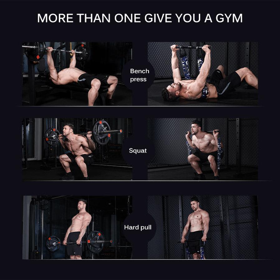 JMT-344778 Elastic Chest Expander with Bench Press Stretcher and Support Belt
