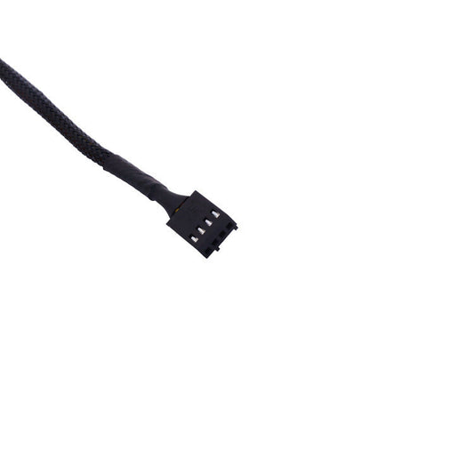 JMT-344906 Four-Pin PWM CPU Fan Extension Cable, Length 27cm, Copper-Plated Interface for PC Cooling