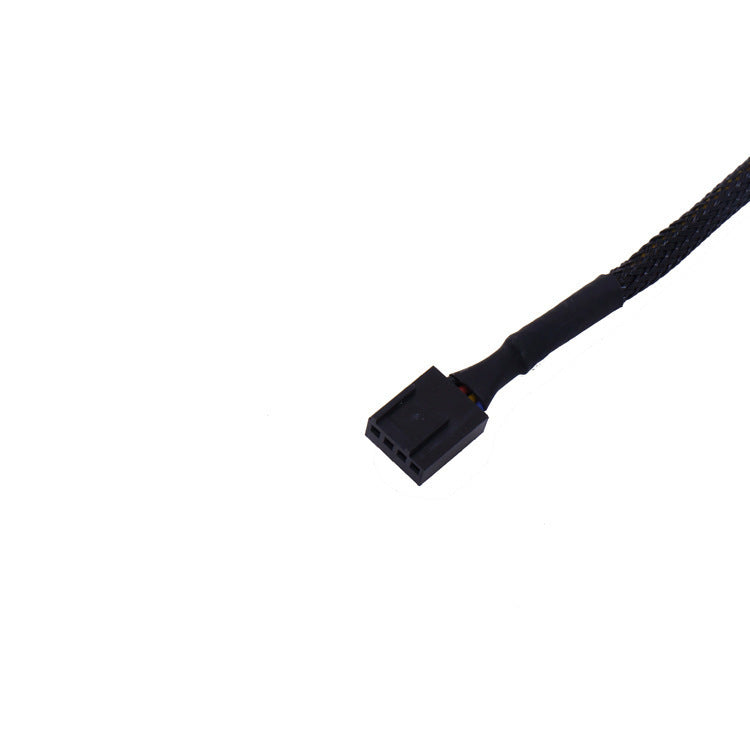 JMT-344906 Four-Pin PWM CPU Fan Extension Cable, Length 27cm, Copper-Plated Interface for PC Cooling