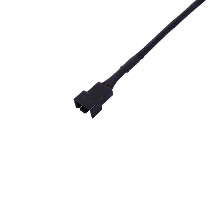 JMT-344906 Four-Pin PWM CPU Fan Extension Cable, Length 27cm, Copper-Plated Interface for PC Cooling