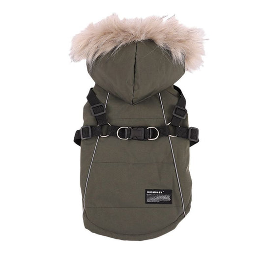 JMT-345354 Fur Tie Hat Casual Dog Vest in Multiple Colors and Sizes