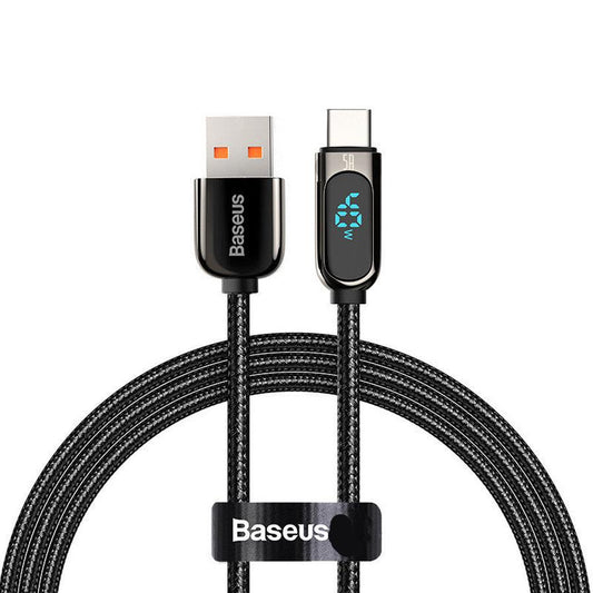 JMT-345418 5A Fast Charging Data Cable with Digital Display, 1m/2m Length Options for Android Devices