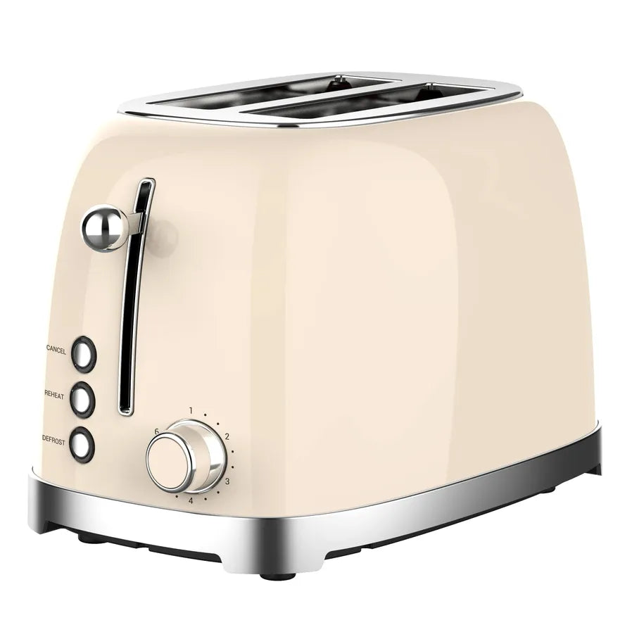 JMT-345546 Electric Retro 2-Slice Conveyor Bread Toaster for Efficient Toasting