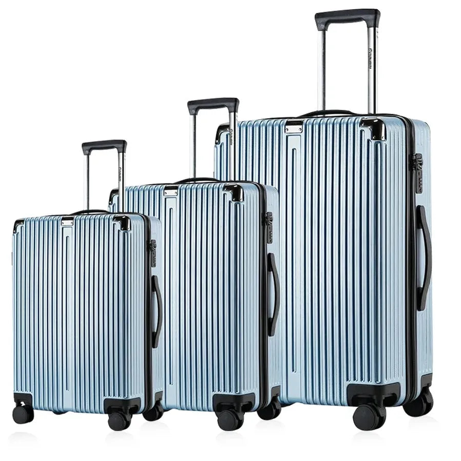 JMT-345930 Three-Piece Spinner Luggage Set with Matching Carry-On Bag