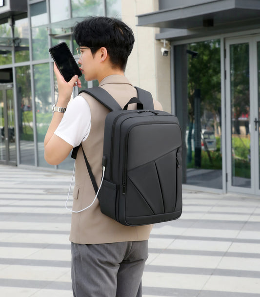 JMT-346058 Men's Business Backpack, Anti-Theft, Waterproof Oxford Material, Smart Design with Multiple Compartments