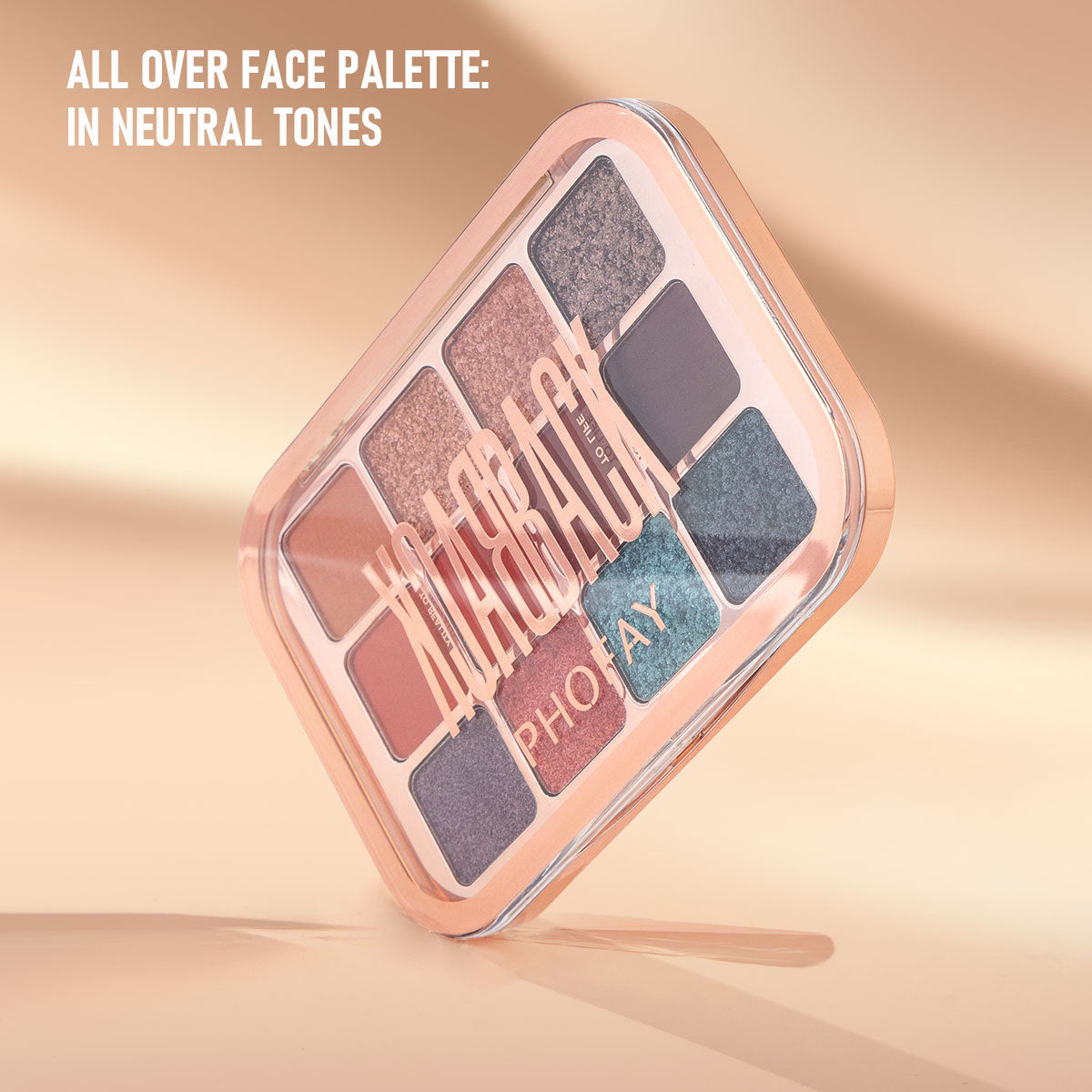 JMT-346314 12-Color Eyeshadow Palette - Matte, Brightening, and Versatile Shades for Eye Makeup